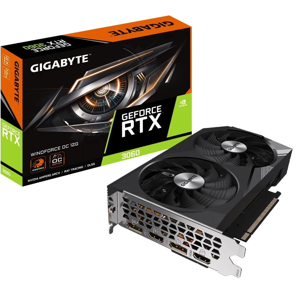 VGA Card màn hình Gigabyte GeForce RTX 3060 WINDFORCE OC 12GB (N3060WF2OC -12GD) 4