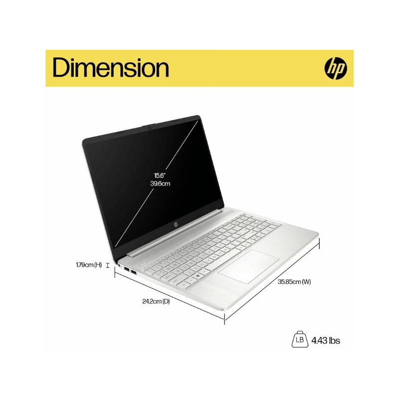 Laptop HP 15s-fr5005TU (Core™ i7-1260P | 16GB | 512GB | Iris® Xᵉ Graphics | 15.6 inch FHD | Windows 11 | Màu Bạc) (_Nhập khẩu' bảo hành tại CCN) 6