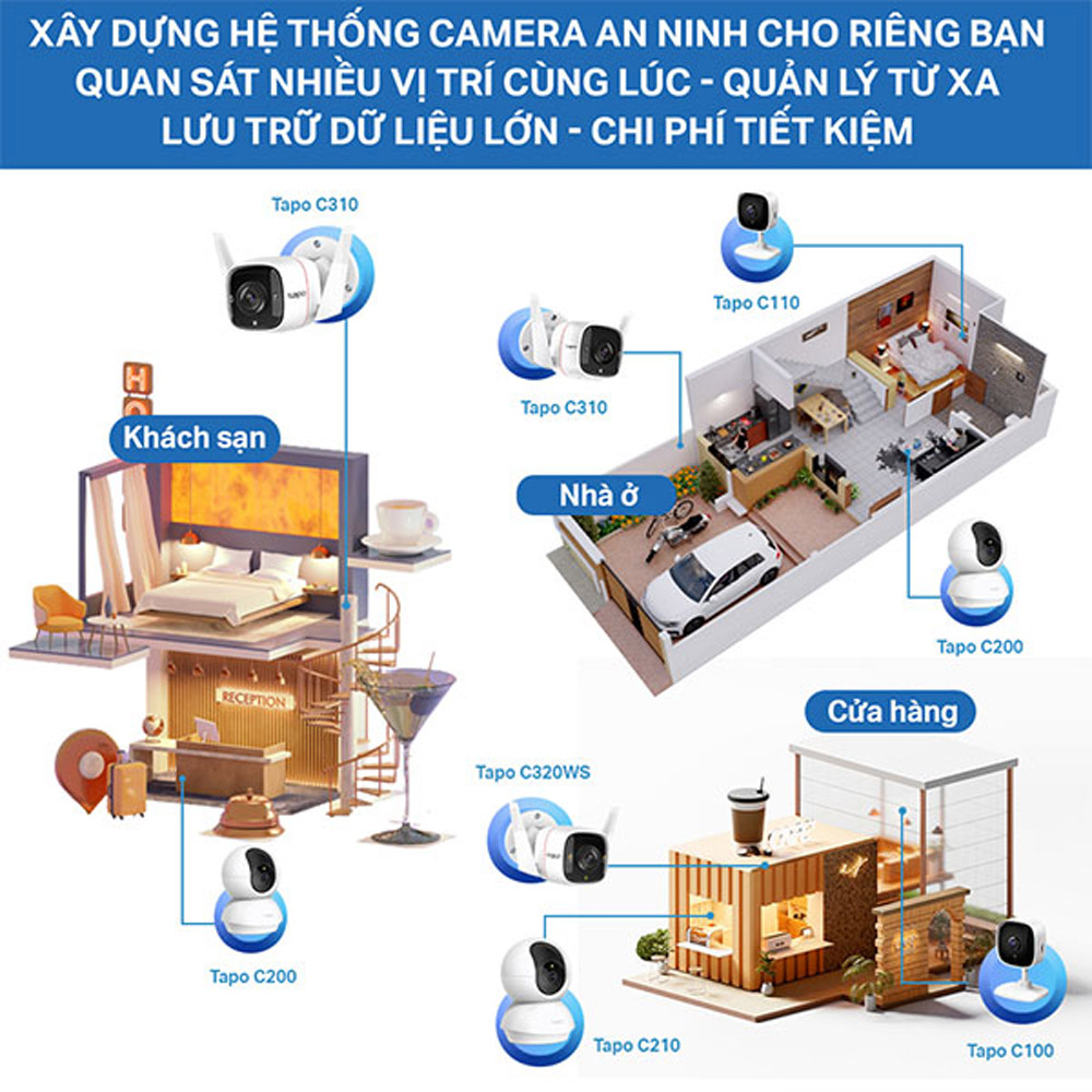 Camera Wifi 4MP TP-Link Tapo C320WS 2K 4