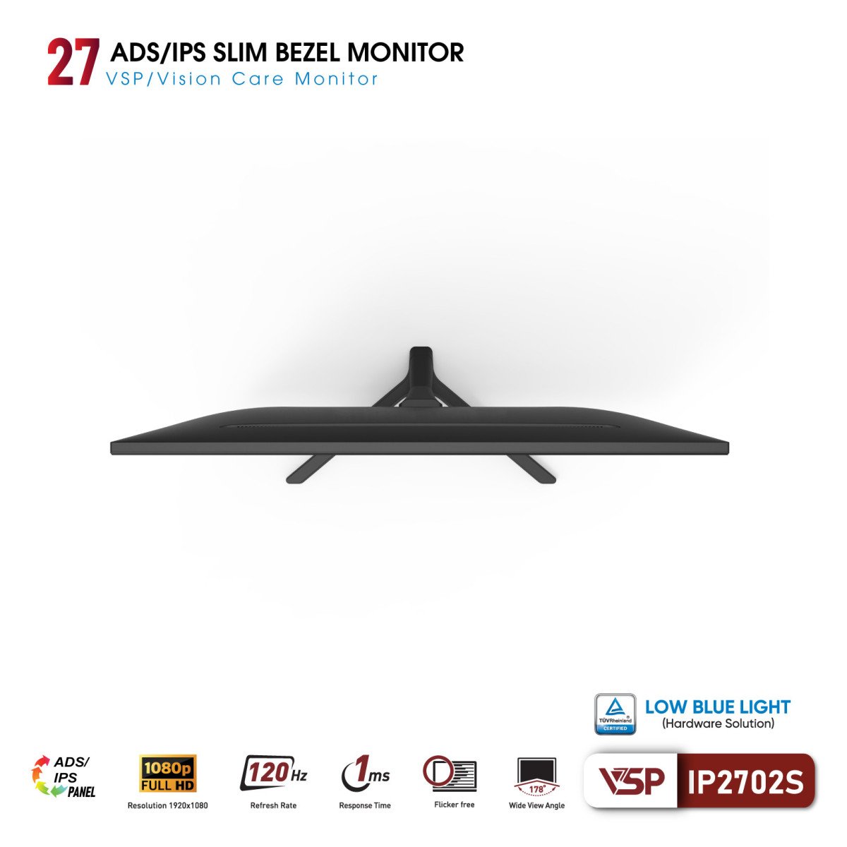 Màn Hình VSP IP2702S (27inch | ADS | FHD | 120Hz | 1ms) 3