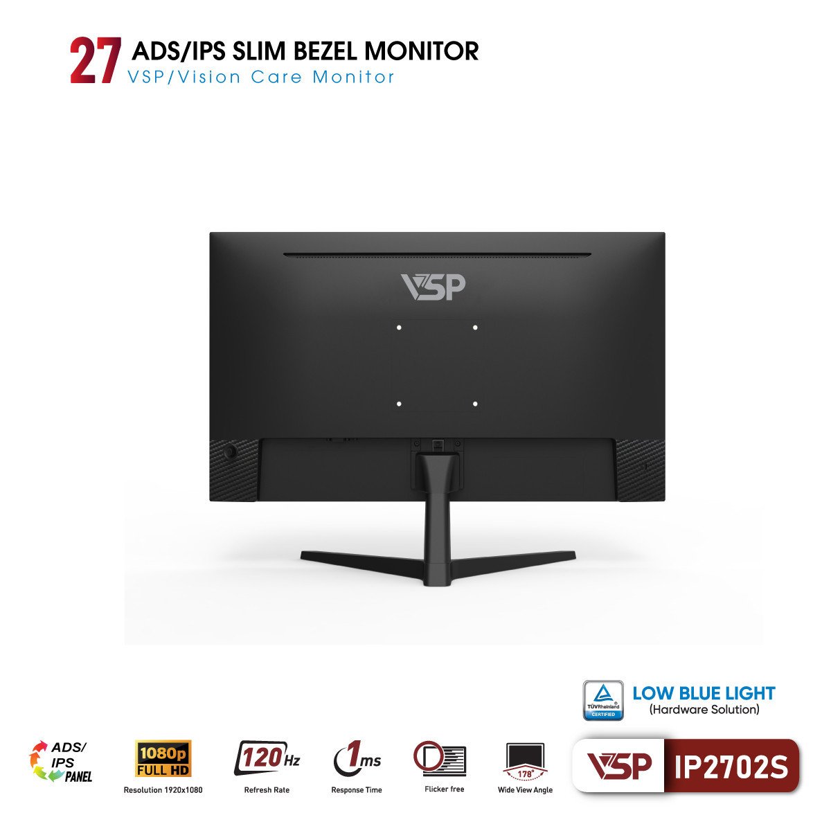 Màn Hình VSP IP2702S (27inch | ADS | FHD | 120Hz | 1ms) 4