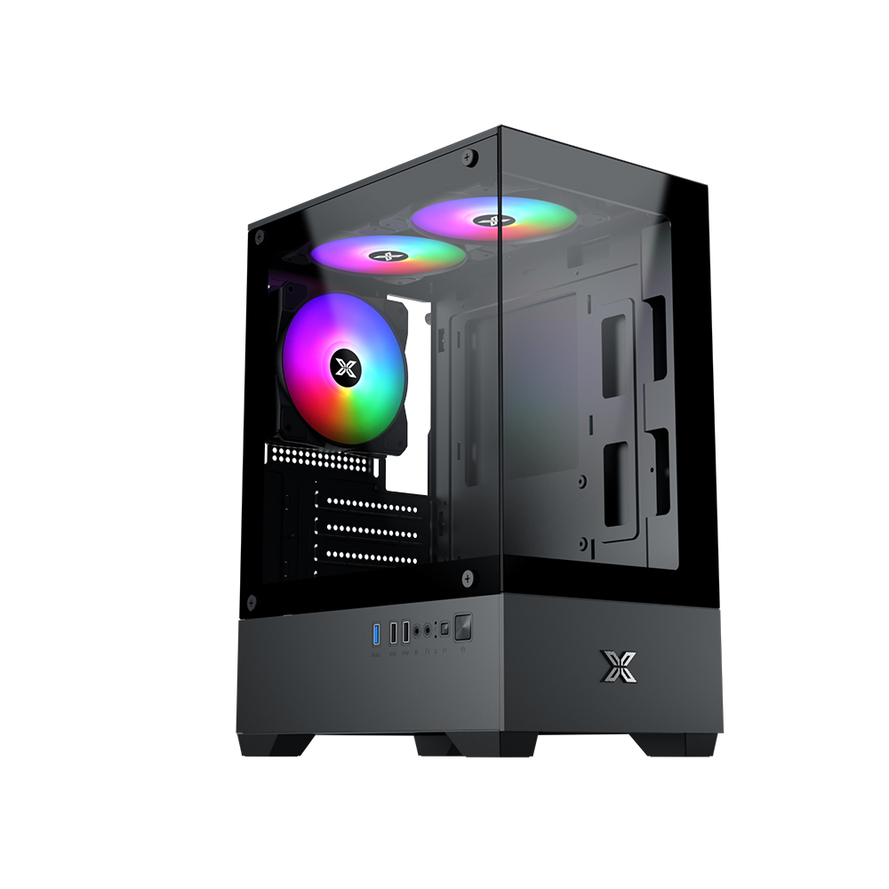 Vỏ Case Xigmatek VIEW II 3F Black EN46247 ( Matx' 3 Fan' Case Bể cá) 1