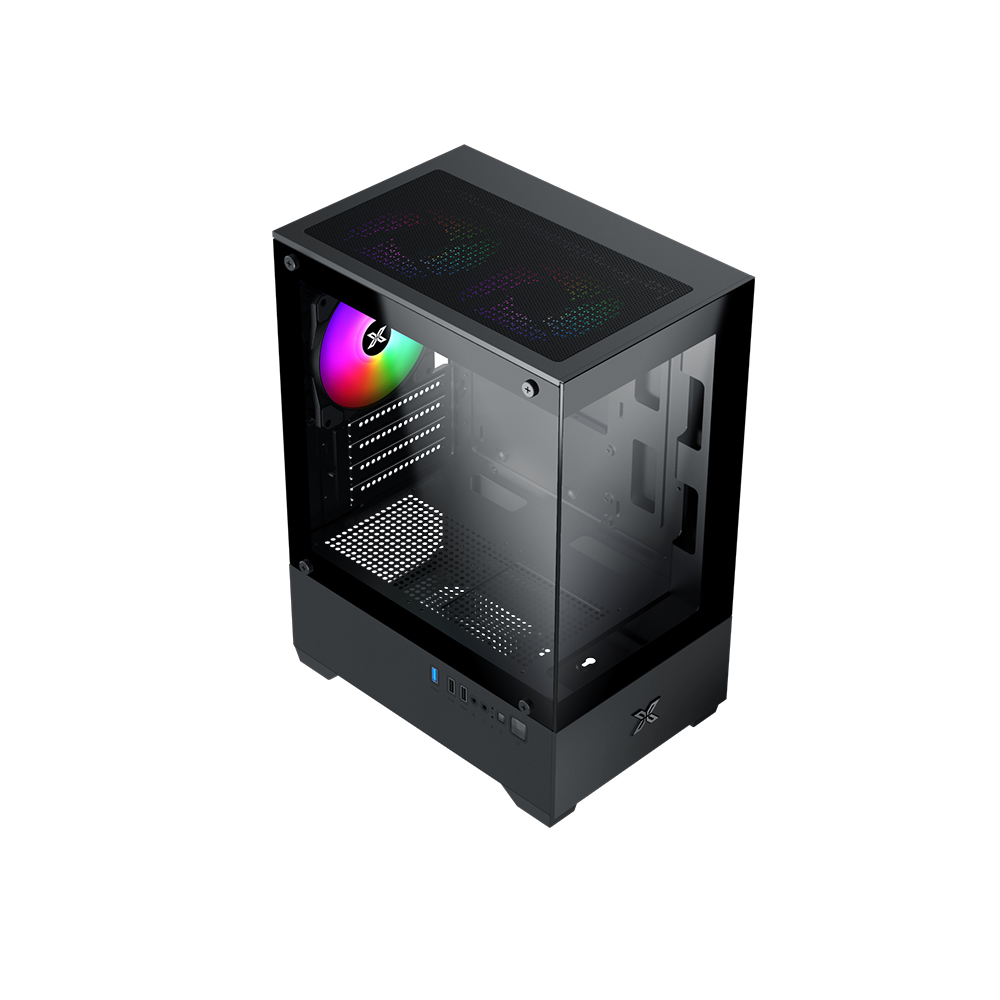 Vỏ Case Xigmatek VIEW II 3F Black EN46247 ( Matx' 3 Fan' Case Bể cá) 2
