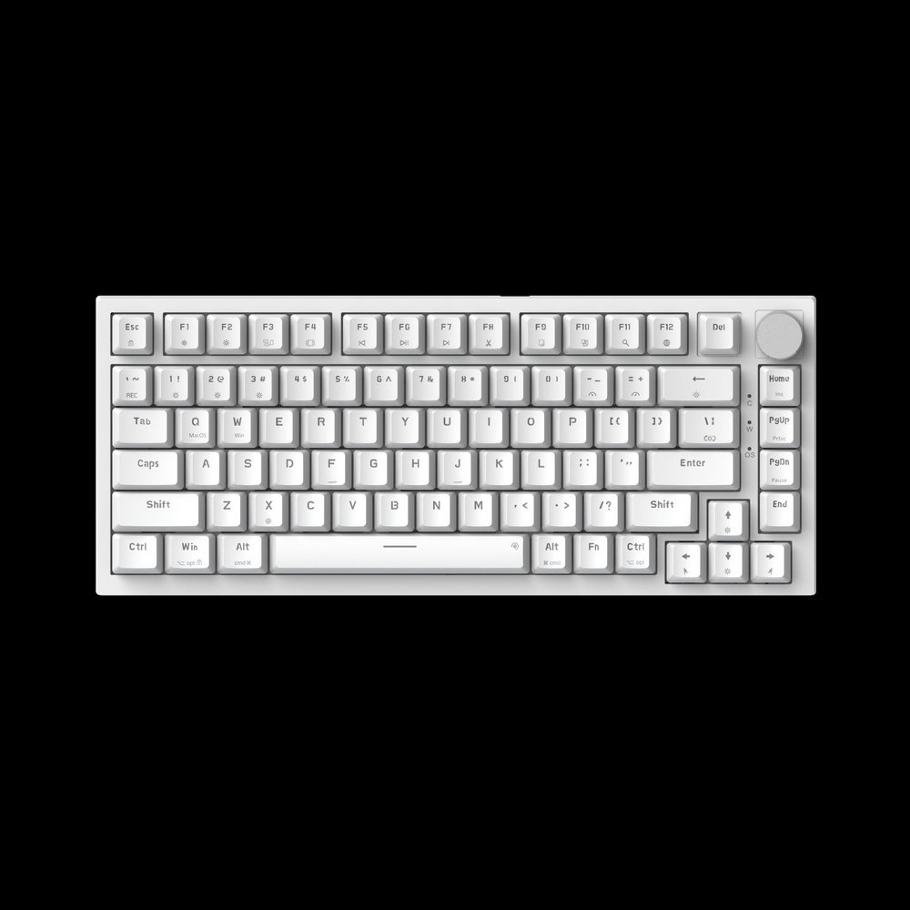 Bàn phím cơ NEWMEN GM326 White Brown switch 9