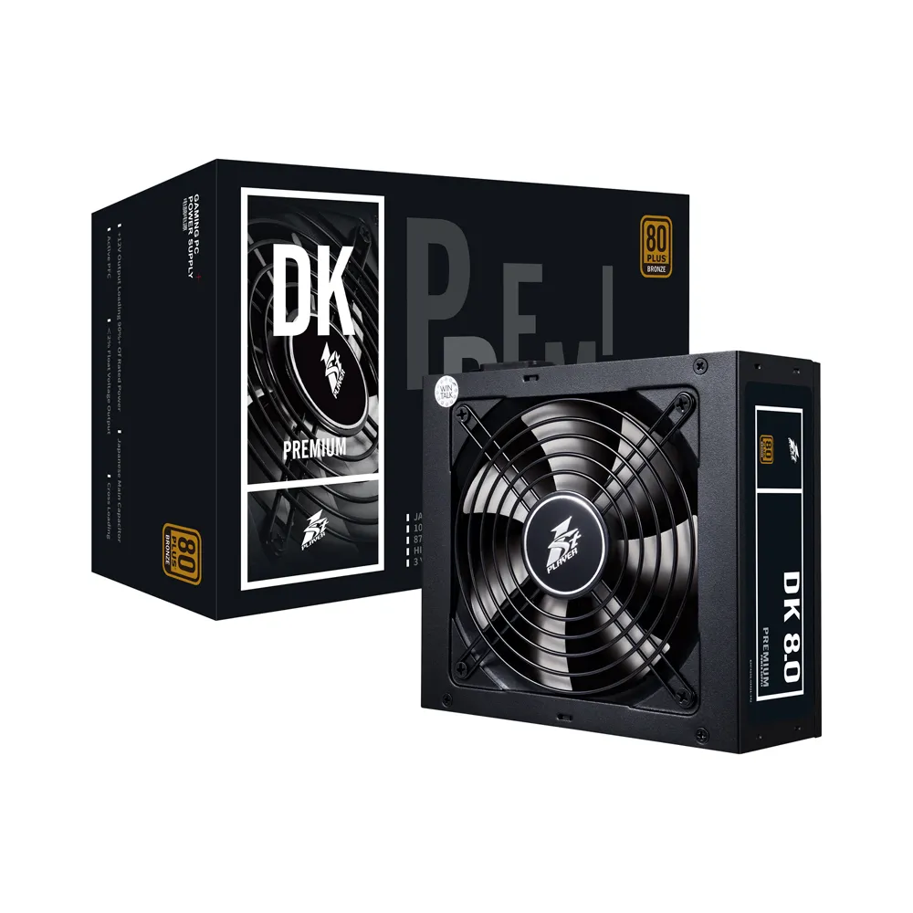 Nguồn máy tính FIRST PLAYER (1STPLAYER) DKPM-BRZ-800 800W ĐEN (80 PLUS BRONZE) 1