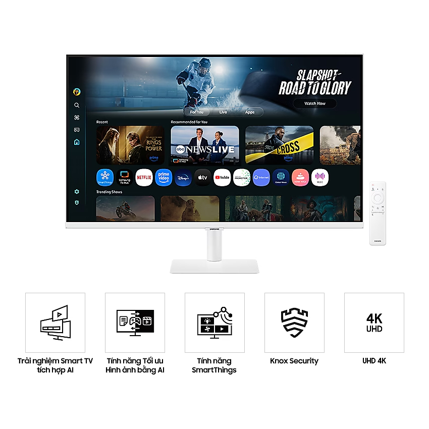 Màn hình thông minh Samsung M7 LS32FM701UEXXV (32 inch | UHD | VA | 60Hz | 4ms | loa) 1