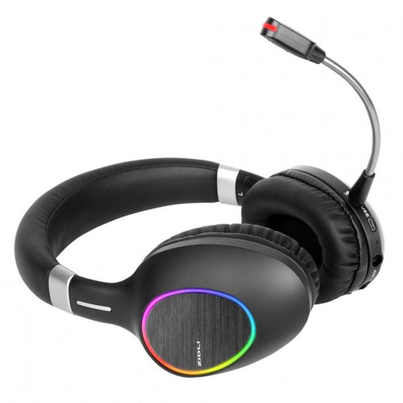 Tai nghe không dây Gaming Dual Mode Zidli AH1 2.4G (7.1' USB' Led) 4