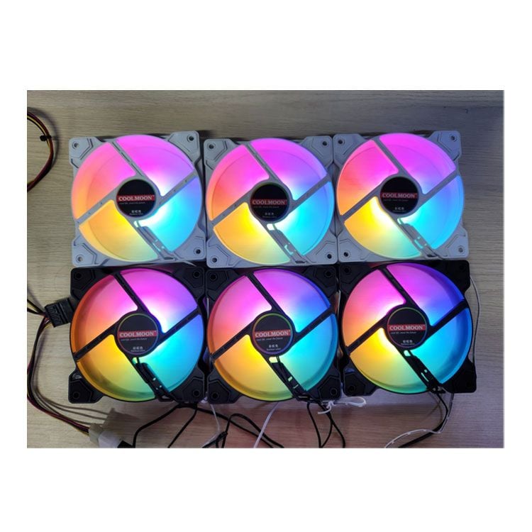 Fan Case CoolMoon K8 Led RGB Trắng 6