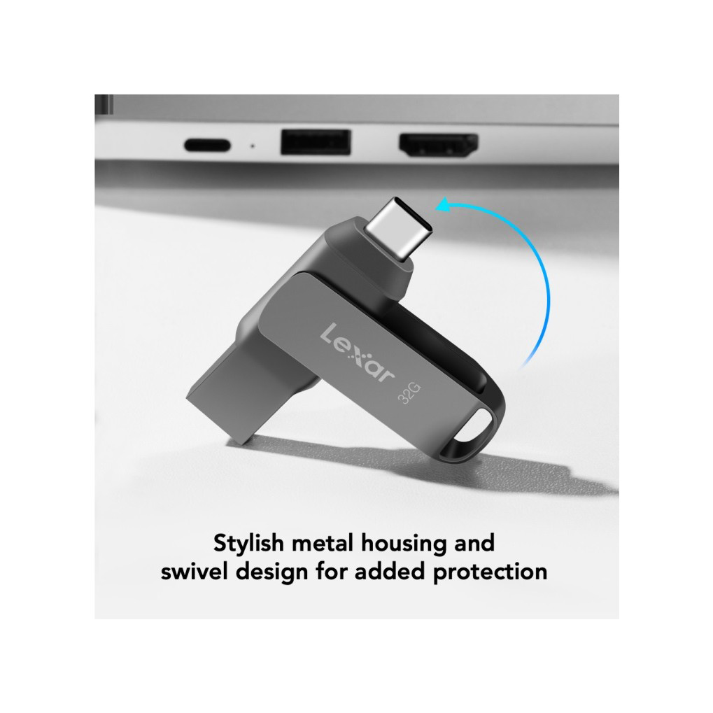 USB Lexar JumpDrive Dual Drive D400 32GB USB-C 3.1 5