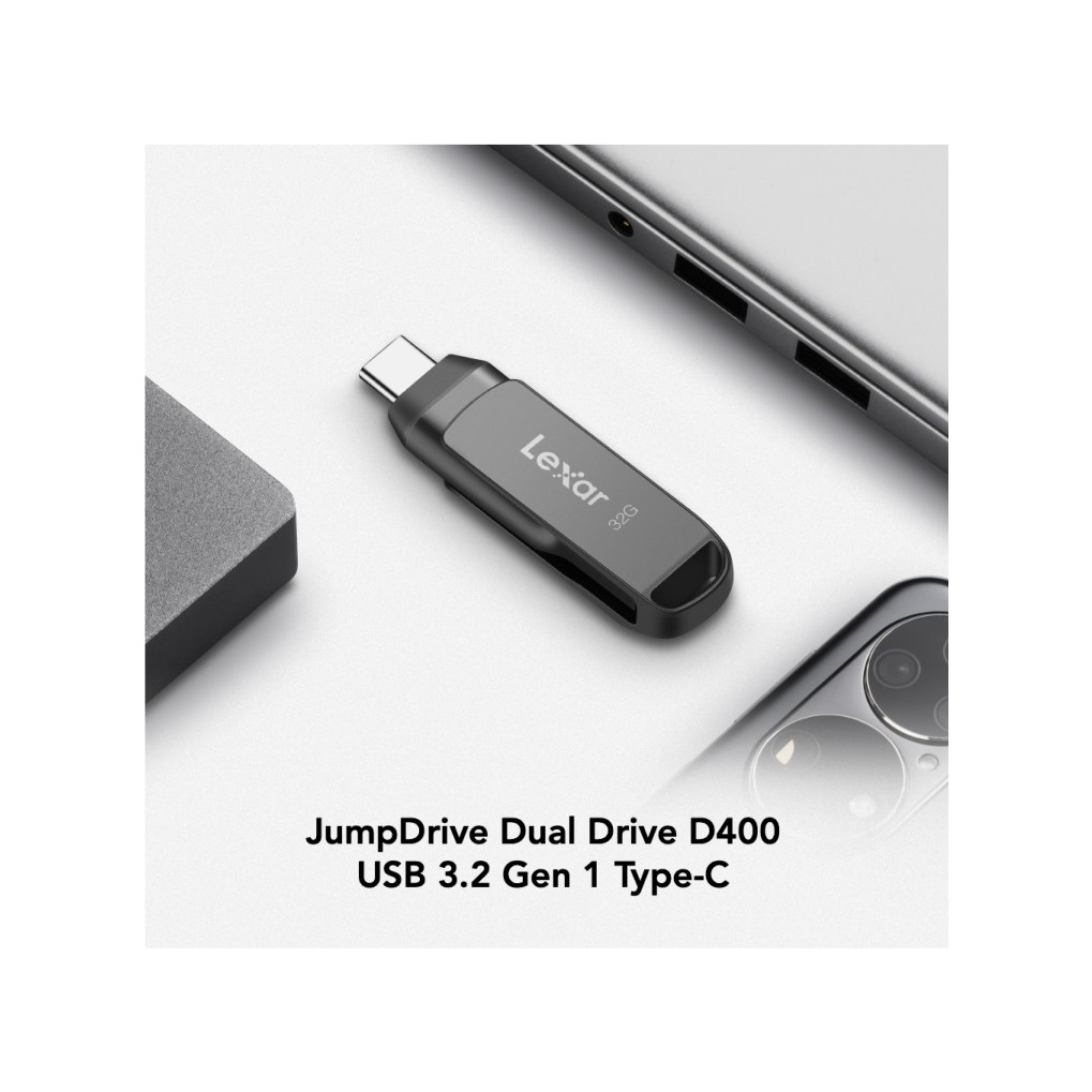 USB Lexar JumpDrive Dual Drive D400 32GB USB-C 3.1 6
