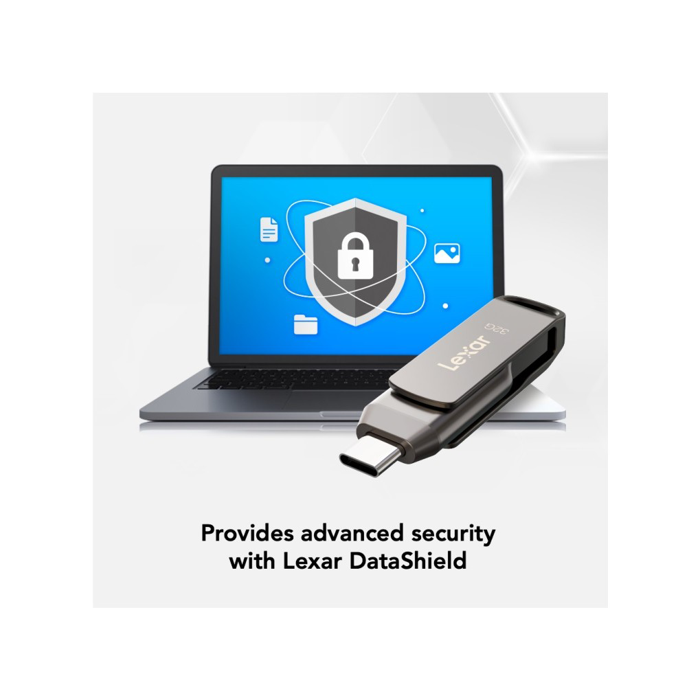 USB Lexar JumpDrive Dual Drive D400 32GB USB-C 3.1 7