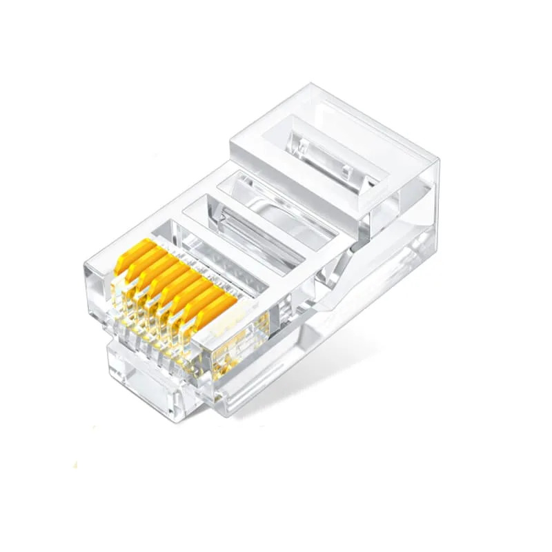 Đầu bấm mạng RJ45 Cat6 Ugreen 50962 nhựa trong cao cấp (50 cái) 1