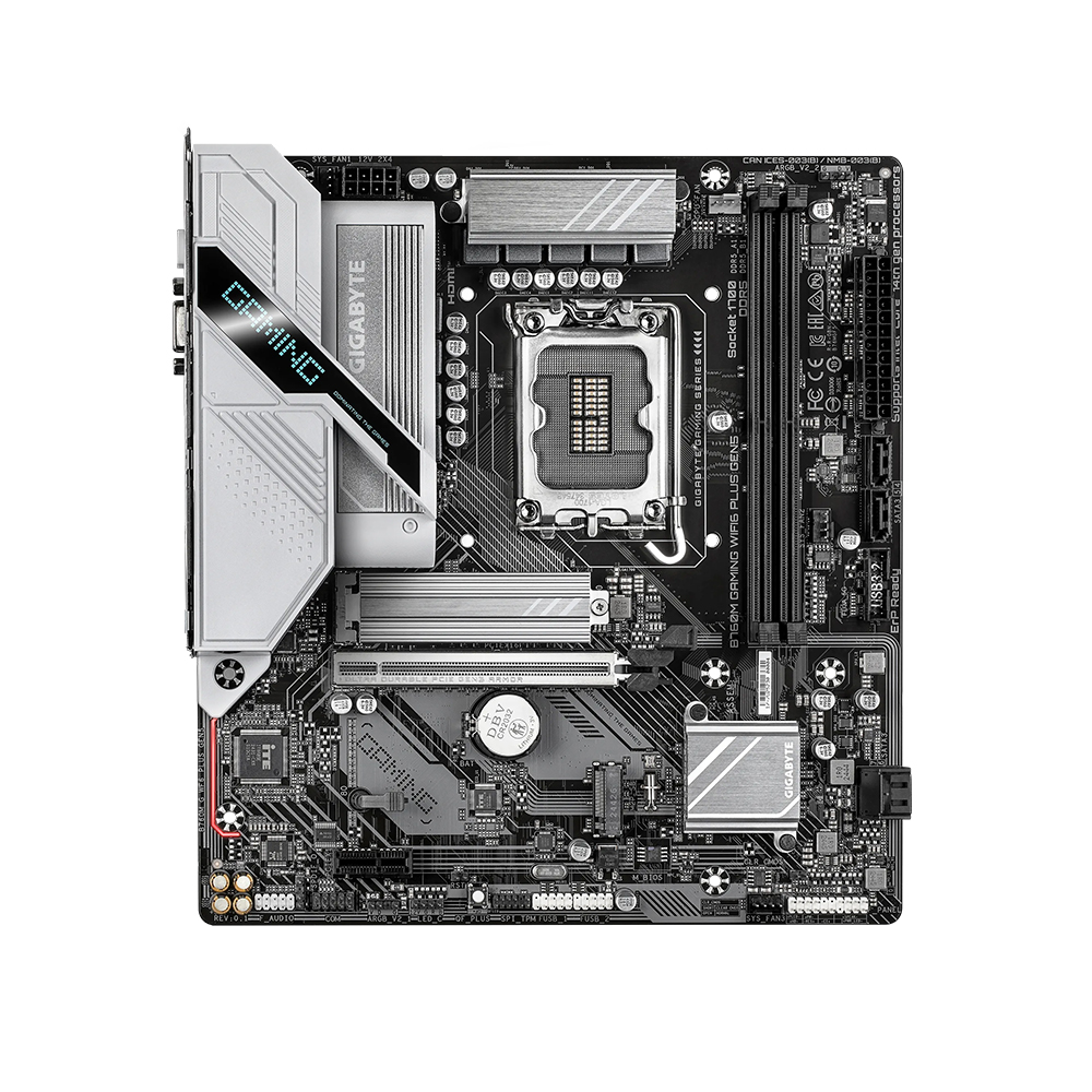 Mainboard Gigabyte B760M GAMING WIFI6 PLUS GEN5 DDR5 (Bluetooth) 1
