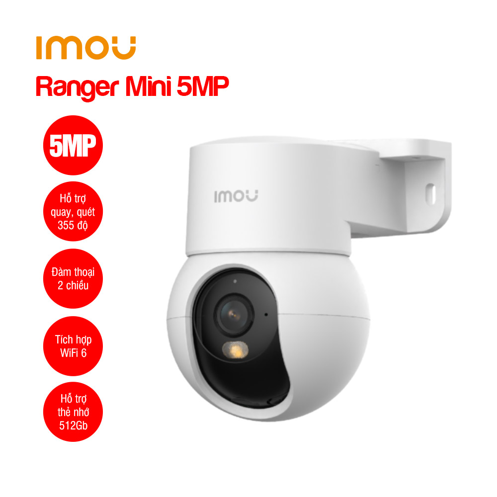 Camera Wifi trong nhà iMOU Ranger Mini 5MP (IPC-K2MP-5H1WE) 1