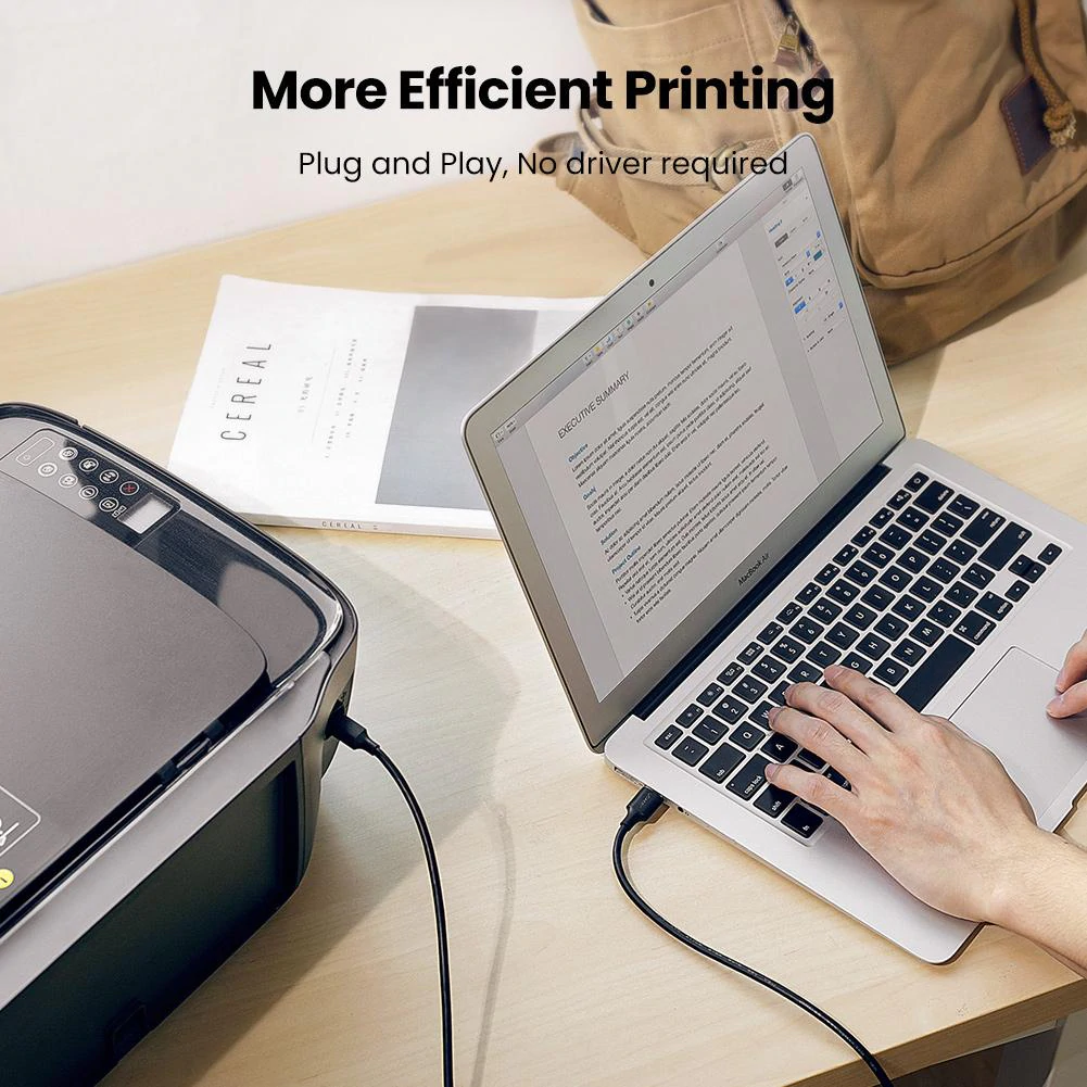 Cáp USB 2.0 máy in 3m Ugreen 10351 6