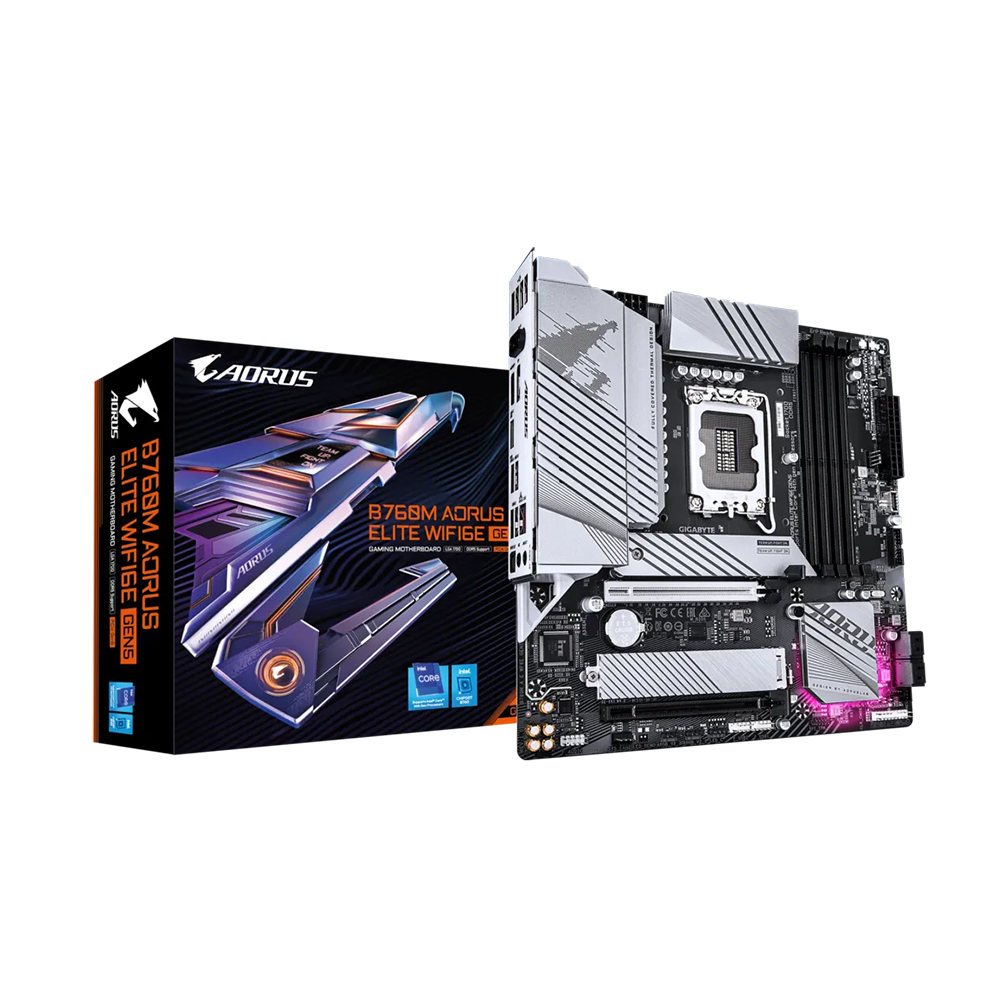 Mainboard Gigabyte B760M Aorus Elite WIFI6E GEN5 DDR5 (Bluetooth) 1