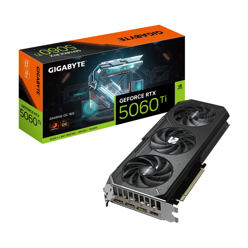 VGA Gigabyte RTX 5060 Ti Gaming OC 16GB GDDR7 (N506TGAMINGOC-16GD) 1