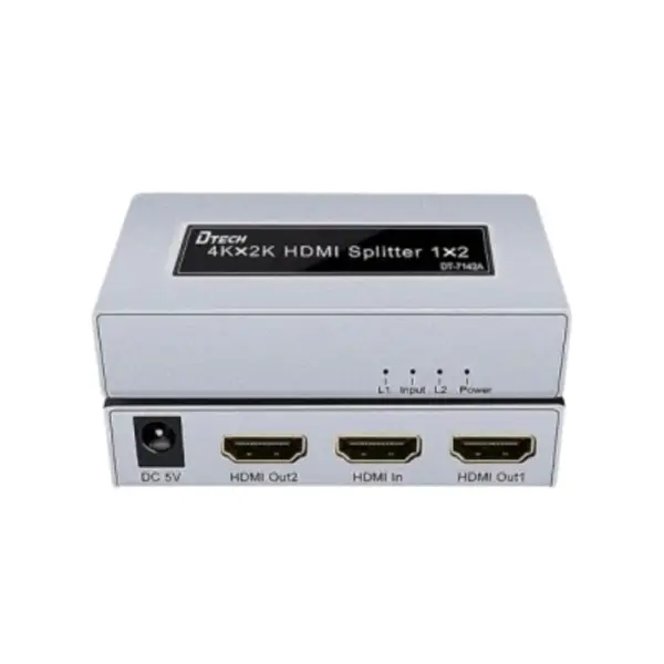 Bộ chia HDMI 1 ra 2 DTECH DT-7142A